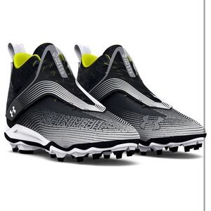 Under Armour Highlight Hammer MC Mens Football Cleats Black White 3023714-001